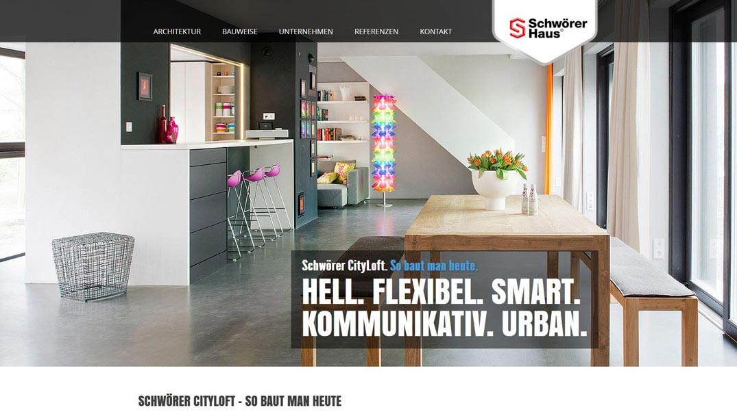 Homepage Schwoerer Cityloft