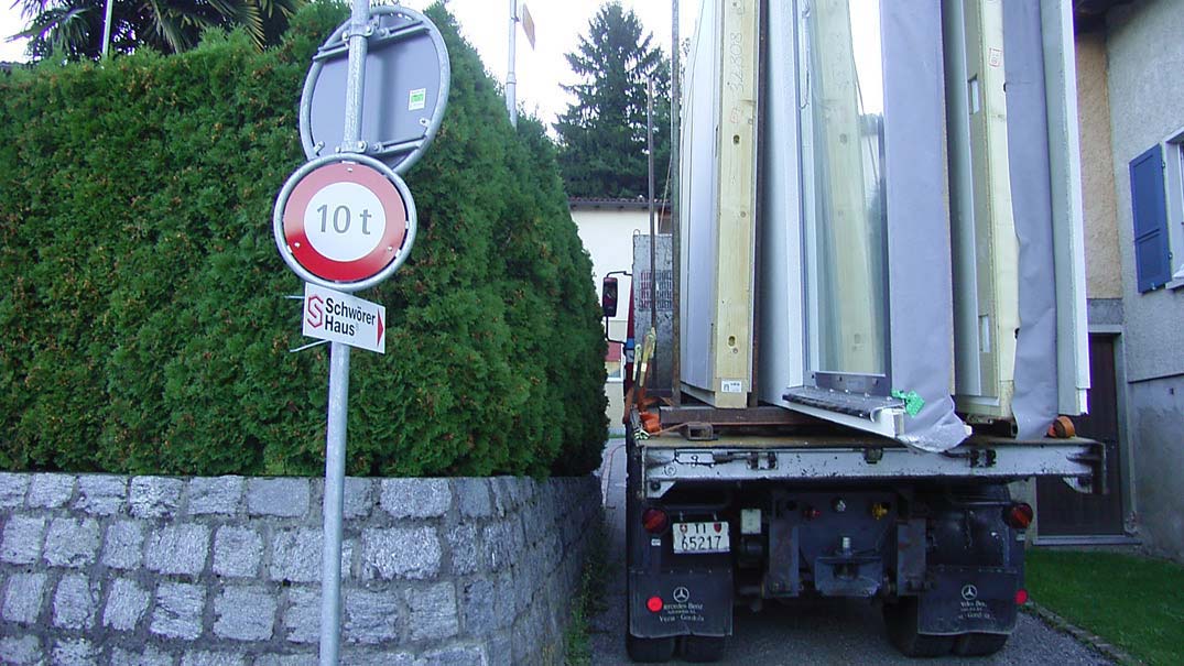 Transporter mit Wände