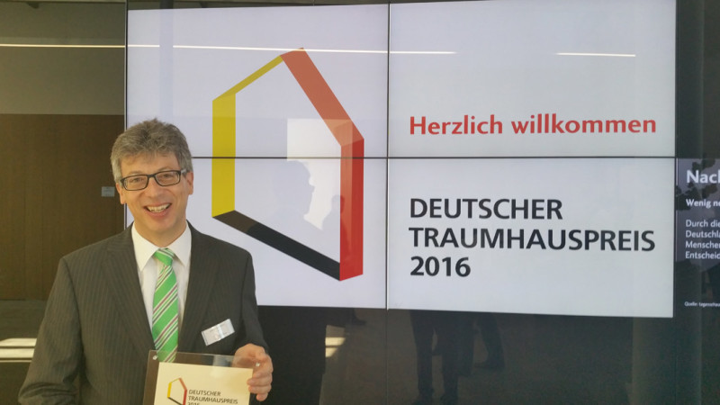 Wir sind Gewinner beim Deutschen Traumhauspreis 2016