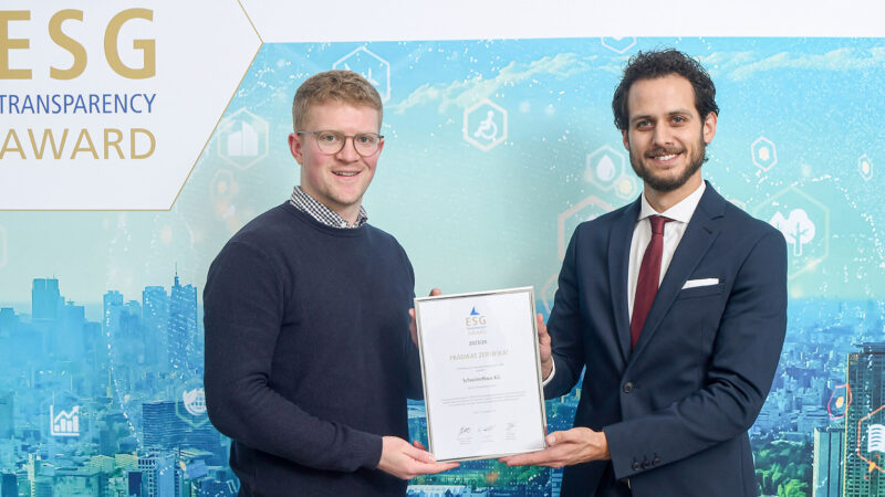 SchwörerHaus mit dem ESG Transparency Award ausgezeichnet