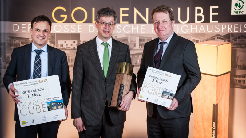 Gewinner des Golden Cube - Der große Deutsche Fertighauspreis 2018