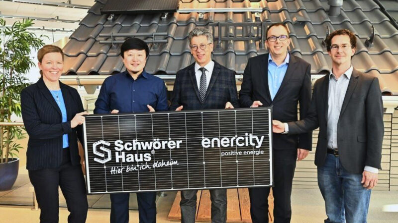Schwörer-Häuser mit enercity-Photovoltaikanlage