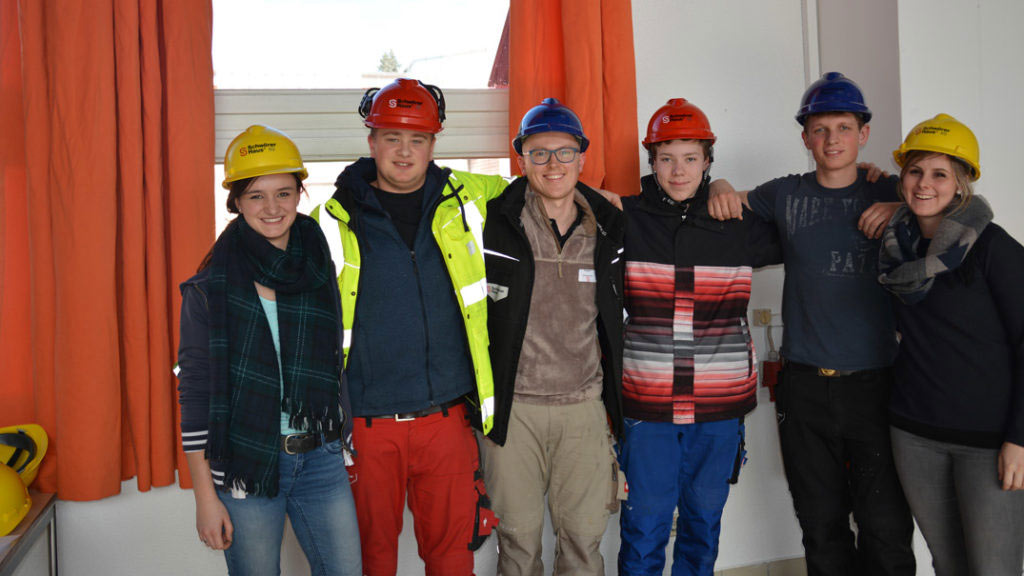 Schwörer Azuibs am Safety at Work Tag
